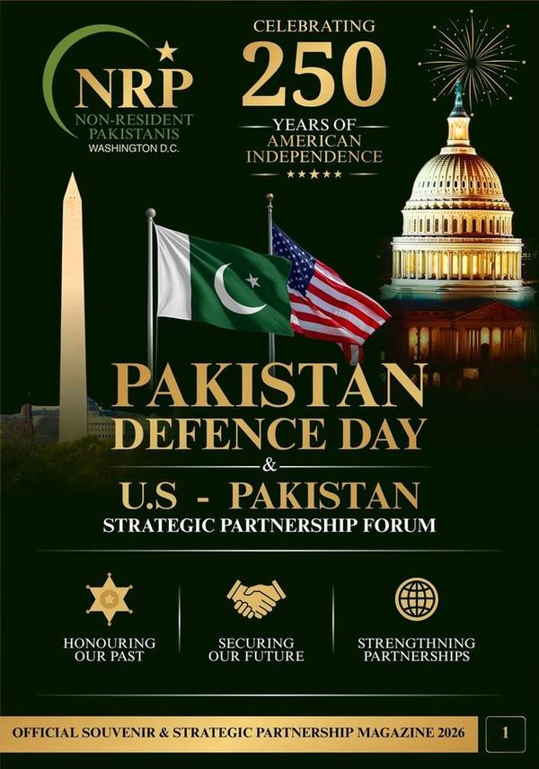 Pakistan Defence Day & U.S.–Pakistan Strategic Partnership Forum 2026